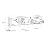 Επιπλα Τηλεορασης Terrano Riviera Oak Χρωμα 182x40x50εκ - Image 5