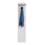 Επιπλο Χωλ Beny Civ 390 Grey Oak-Λευκη Λακα 39x25,5x190εκ - Image 3