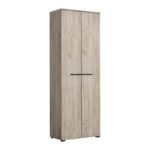 Επιπλο Χωλ Lorca Grey Oak / Μαυρο 67x40x195εκ Fxtr