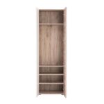Επιπλο Χωλ Με Καθρεφτη Beny 2k Og Grey-Λευκη Λακα 60x35x192,5εκ Fxtr - Image 4