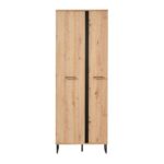 Επιπλο Χωλ Sardinia P2 Artisan Oak / Μαυρο 70,5x35x194x5εκ Fxtr - Image 3