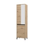 Επιπλο Εισοδου-Χωλ Arran P1 Og Artisan Oak/Μαυρο Ματτ Χρωμα 55x40x205εκ - Image 4