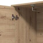 Επιπλο Εισοδου-Χωλ Arran P1 Og Artisan Oak/Μαυρο Ματτ Χρωμα 55x40x205εκ - Image 6