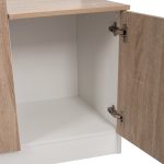 Επιπλο Εισοδου Με Καθρεπτη Janice HM2264 Sonama Λευκο 70x37x181 Εκ. - Image 10