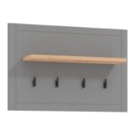 Επιπλο Εισοδου Valencia Civ Artisan Oaκ-Γκρι Ματ 87x20x57εκ Fxtr