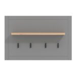 Επιπλο Εισοδου Valencia Civ Artisan Oaκ-Γκρι Ματ 87x20x57εκ Fxtr - Image 3