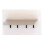 Επιπλο Εισοδου Valencia Civ Artisan Oaκ-Λευκο Ματ 86,5x19,5x57εκ - Image 3