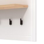 Επιπλο Εισοδου Valencia Civ Artisan Oaκ-Λευκο Ματ 86,5x19,5x57εκ - Image 4