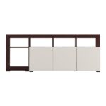Επιπλο Τηλεορασης Argyll TV 154 3k 1f1v Op Cashmere Με Dark Tailor Oak Χρωμα 154x40x61εκ - Image 3
