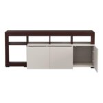 Επιπλο Τηλεορασης Argyll TV 154 3k 1f1v Op Cashmere Με Dark Tailor Oak Χρωμα 154x40x61εκ - Image 5