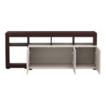 Επιπλο Τηλεορασης Argyll TV 154 3k3v Op Cashmere Με Dark Tailor Oak Χρωμα 154x40x61εκ - Image 5