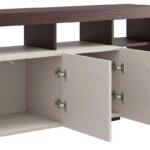 Επιπλο Τηλεορασης Argyll TV 154 3k3v Op Cashmere Με Dark Tailor Oak Χρωμα 154x40x61εκ - Image 6