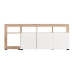 Επιπλο Τηλεορασης Argyll TV 154 3k3v Op Λευκο Με Artisan Oak Χρωμα 154x40x61εκ - Image 3
