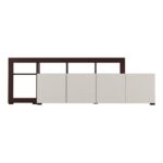 Επιπλο Τηλεορασης Argyll TV 192 4k4v Op Cashmere Με Dark Tailor Oak Χρωμα 192x40x61εκ - Image 3