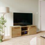 Επιπλο Τηλεορασης Aria Mauvella Oak Χρωμα 153x42x50εκ - Image 2