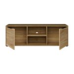 Επιπλο Τηλεορασης Aria Mauvella Oak Χρωμα 153x42x50εκ - Image 3