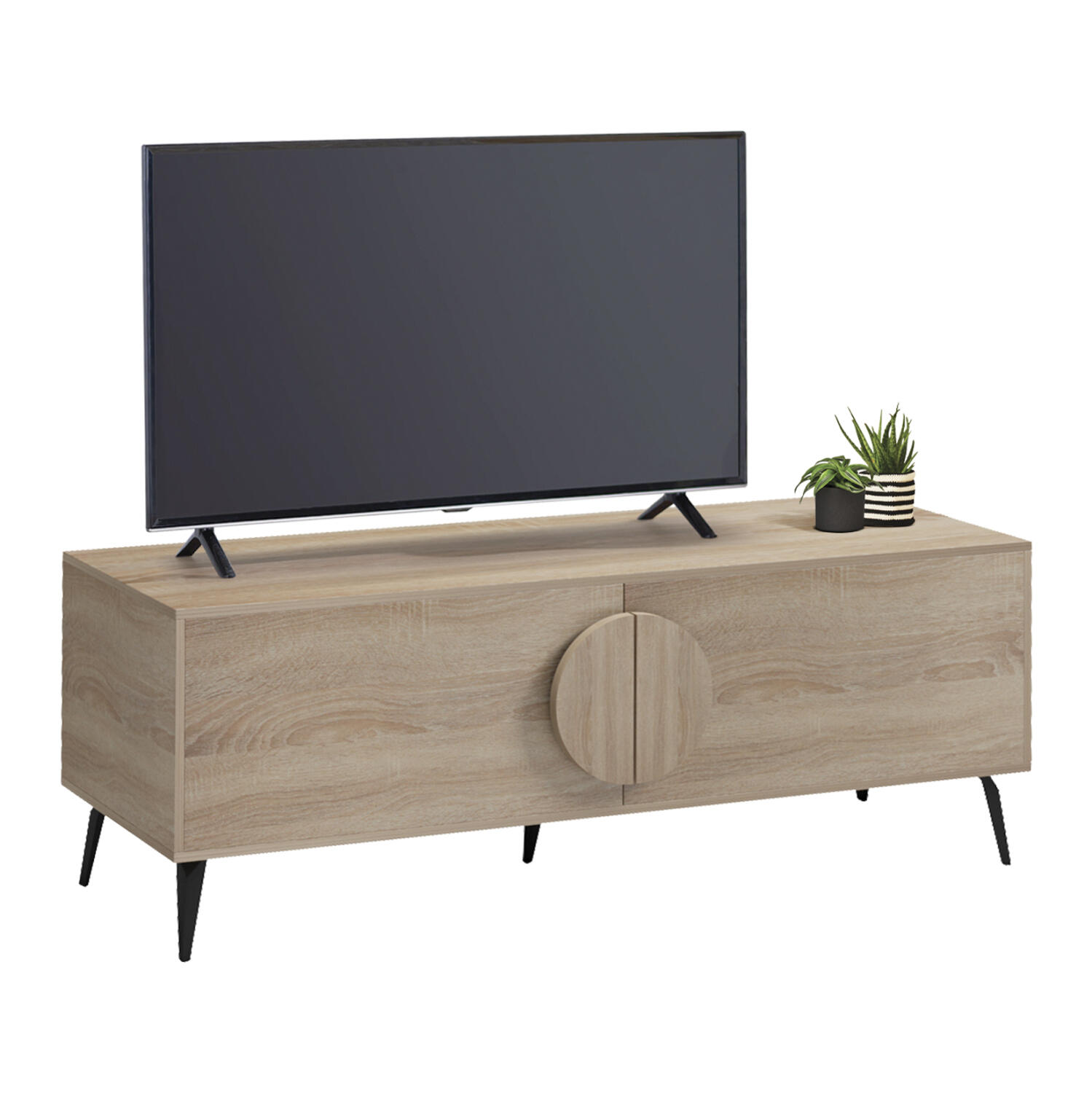 epiplo-tileorasis-fb91836901-melamini-so Επιπλο Τηλεορασης Savore HM18369.01 Μελαμινη Sonama 140χ35.5χ51υεκ. - Image 1
