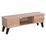 Επιπλο Τηλεορασης Iren HM2481.01 Μελαμινη Σε Sonama Oak-Μαυρο 120x32,5-34x41yεκ.