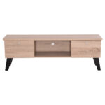 Επιπλο Τηλεορασης Iren HM2481.01 Μελαμινη Σε Sonama Oak-Μαυρο 120x32,5-34x41yεκ. - Image 3