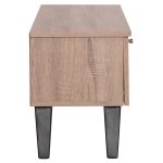 Επιπλο Τηλεορασης Iren HM2481.01 Μελαμινη Σε Sonama Oak-Μαυρο 120x32,5-34x41yεκ. - Image 4