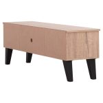 Επιπλο Τηλεορασης Iren HM2481.01 Μελαμινη Σε Sonama Oak-Μαυρο 120x32,5-34x41yεκ. - Image 5