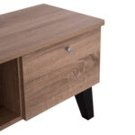 Επιπλο Τηλεορασης Iren HM2481.01 Μελαμινη Σε Sonama Oak-Μαυρο 120x32,5-34x41yεκ. - Image 9