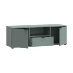 Επιπλο Τηλεορασης Firenze Sage Χρωμα 130x42x44εκ - Image 4