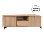 Επιπλο Τηλεορασης Fylliana Alicante Natural Canella Oak Χρωμα 160x40x51εκ