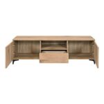 Επιπλο Τηλεορασης Fylliana Alicante Natural Canella Oak Χρωμα 160x40x51εκ - Image 4