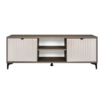 Επιπλο Τηλεορασης Fylliana Aura 138 2v Tobacco Με Cashmere Χρωμα 138x40x50εκ - Image 3