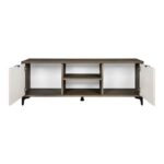 Επιπλο Τηλεορασης Fylliana Aura 138 2v Tobacco Με Cashmere Χρωμα 138x40x50εκ - Image 4