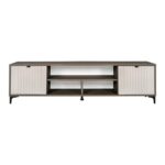 Επιπλο Τηλεορασης Fylliana Aura 183 2v Tobacco Με Cashmere Χρωμα 183x40x50εκ - Image 3