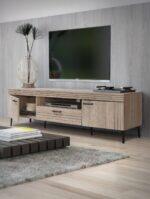 Επιπλο Τηλεορασης Fylliana Board 150 Sonoma Χρωμα 150x37x44εκ - Image 2