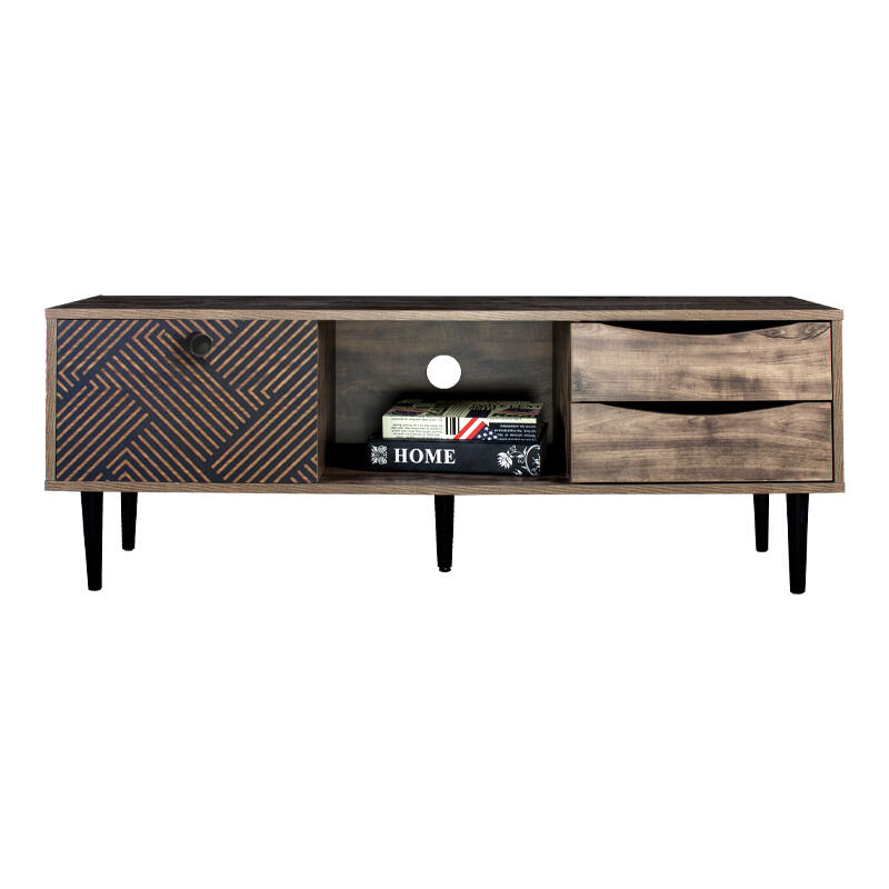 epiplo-tileorasis-fylliana-home-grey-oak-12039545-z1 Επιπλο Τηλεορασης Fylliana "Home" Μαυρο Με Grey Oak 120x40x45εκ - Image 1