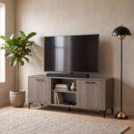 Επιπλο Τηλεορασης Fylliana Lumina 138 2v Tobacco Χρωμα 138x50x40εκ - Image 2