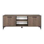 Επιπλο Τηλεορασης Fylliana Lumina 138 2v Tobacco Χρωμα 138x50x40εκ - Image 3