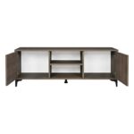 Επιπλο Τηλεορασης Fylliana Lumina 138 2v Tobacco Χρωμα 138x50x40εκ - Image 4