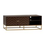 Επιπλο Τηλεορασης Fylliana "Parlor" Καφε Χρωμα 150x39,5x50εκ