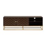 Επιπλο Τηλεορασης Fylliana "Parlor" Καφε Χρωμα 150x39,5x50εκ - Image 2