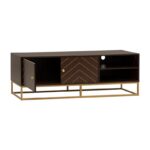 Επιπλο Τηλεορασης Fylliana "Parlor" Καφε Χρωμα 150x39,5x50εκ - Image 3