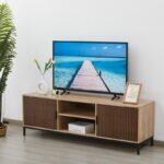 Επιπλο Τηλεορασης Fylliana Rythmos Sonoma-Wallnut Χρωμα 150x40x50εκ - Image 2