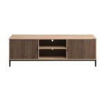 Επιπλο Τηλεορασης Fylliana Rythmos Sonoma-Wallnut Χρωμα 150x40x50εκ - Image 3