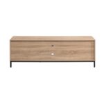 Επιπλο Τηλεορασης Fylliana Rythmos Sonoma-Wallnut Χρωμα 150x40x50εκ - Image 4