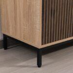 Επιπλο Τηλεορασης Fylliana Rythmos Sonoma-Wallnut Χρωμα 150x40x50εκ - Image 5