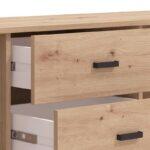 Επιπλο Τηλεορασης Laval 157 3k2f2v Artisan Οακ/Μαυρο 157x40x52εκ - Image 6
