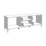 Επιπλο Τηλεορασης Laval 157 3k2f2v Artisan Οακ/Μαυρο 157x40x52εκ - Image 7