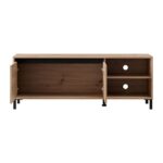 Επιπλο Τηλεορασης Marron TV 138 3k2v Artisan-Μαυρο 138x40x52εκ - Image 4