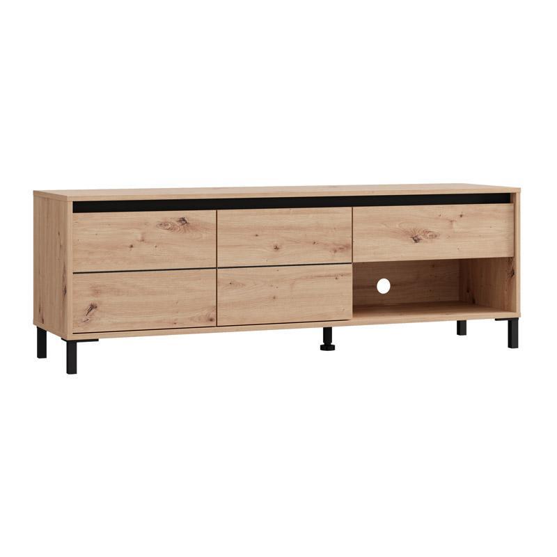 epiplo-tileorasis-marron-tv-150-3k1f2v-artisan-mayro-mat-151x40x52ek1776936003 Επιπλο Τηλεορασης Marron TV 150 3k1f2v Artisan-Μαυρο Ματ 151x40x52εκ - Image 1