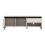Επιπλο Τηλεορασης Marron TV 150 3k1f2v Cashmere-Μαυρο Ματ 151x40x52εκ - Image 4
