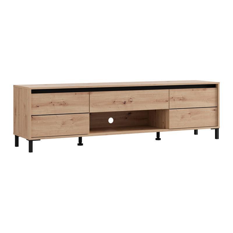 epiplo-tileorasis-marron-tv-183-3k1f2v-artisan-mayro-mat-183x40x52ek1776936301 Επιπλο Τηλεορασης Marron TV 183 3k1f2v Artisan-Μαυρο Ματ 183x40x52εκ - Image 1